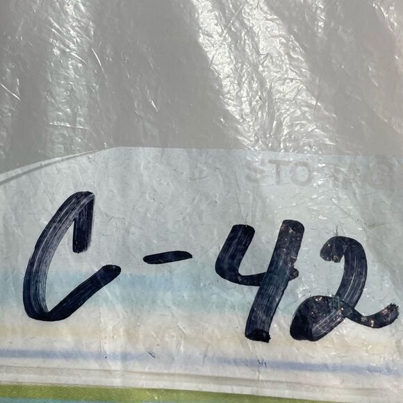 5 for $25🔥George Vertical Striped Stretch Pants Size 24W - Picture 7 of 7